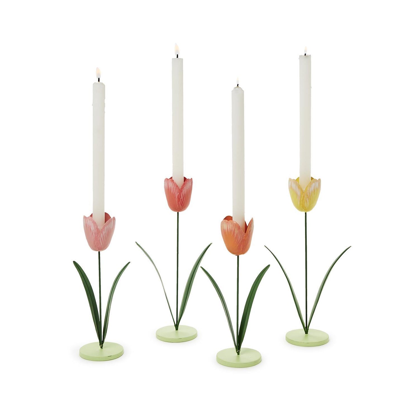 Tulip Hand-Crafted Taper Candleholders (4 options)