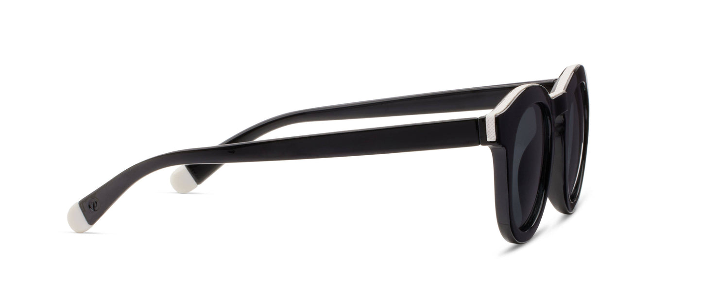 Beverly Shores (Sunglasses): Black / Bifocal / 2.00