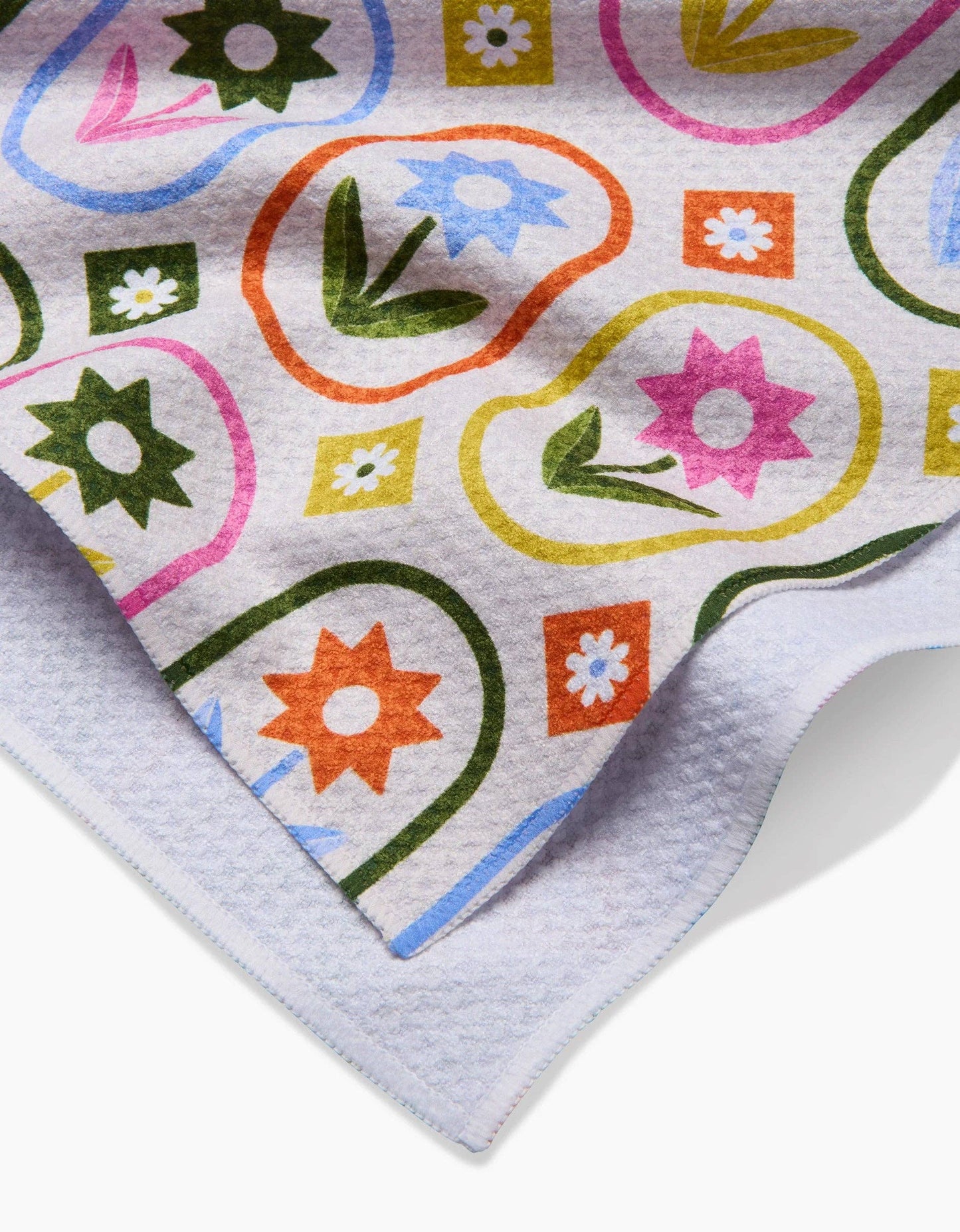 Petal Patchwork Tea Towel