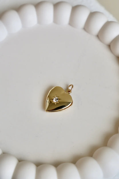 Katie Waltman Heart Locket Charm