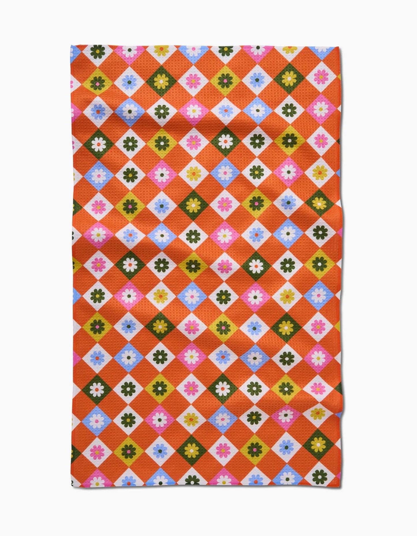 Spring Check Tea Towel