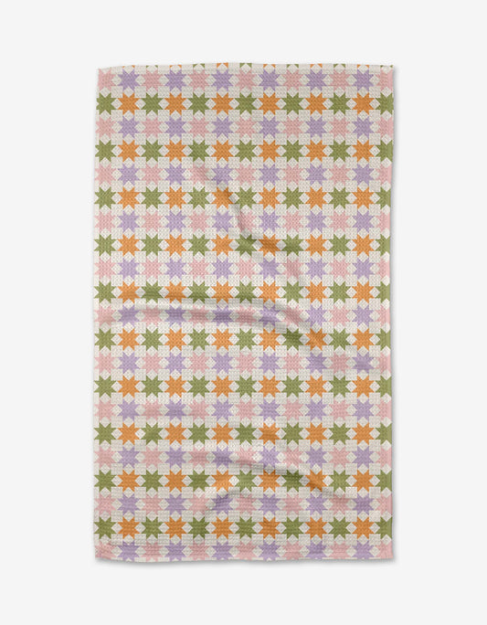 Spring Quilt Tea Towel