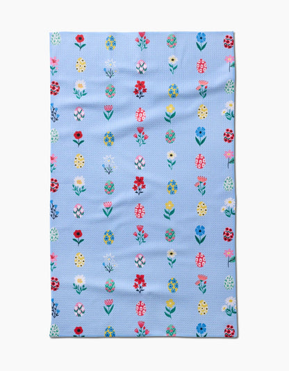 Spring Wildflowers Tea Towel