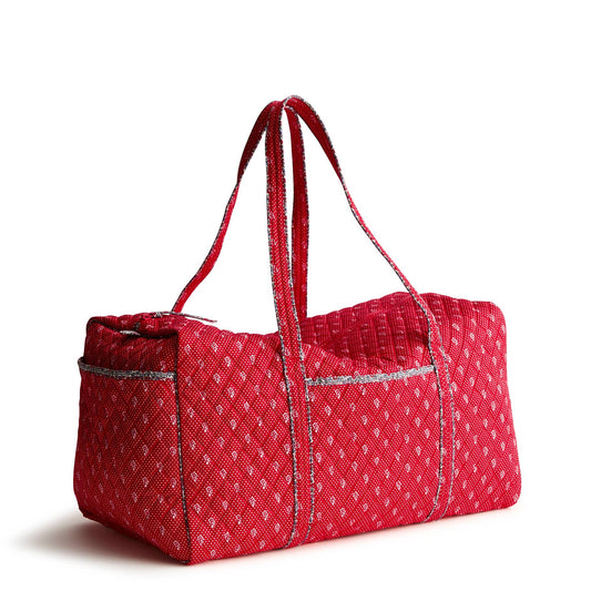 Large Original Duffel - Cotton Gabardine: Dotty Floral