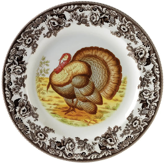 Spode Turkey Woodland Round Platter