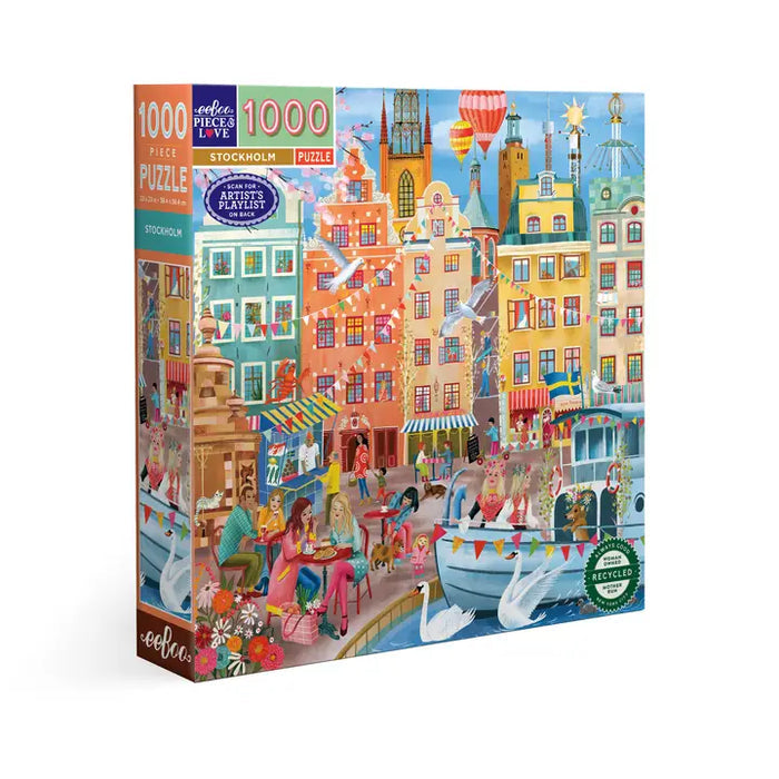 Eeboo Stockholm 1000 Piece Puzzle