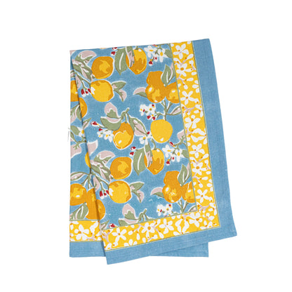 Citron Blue & Yellow Tea Towels 20x30 - Set of 3