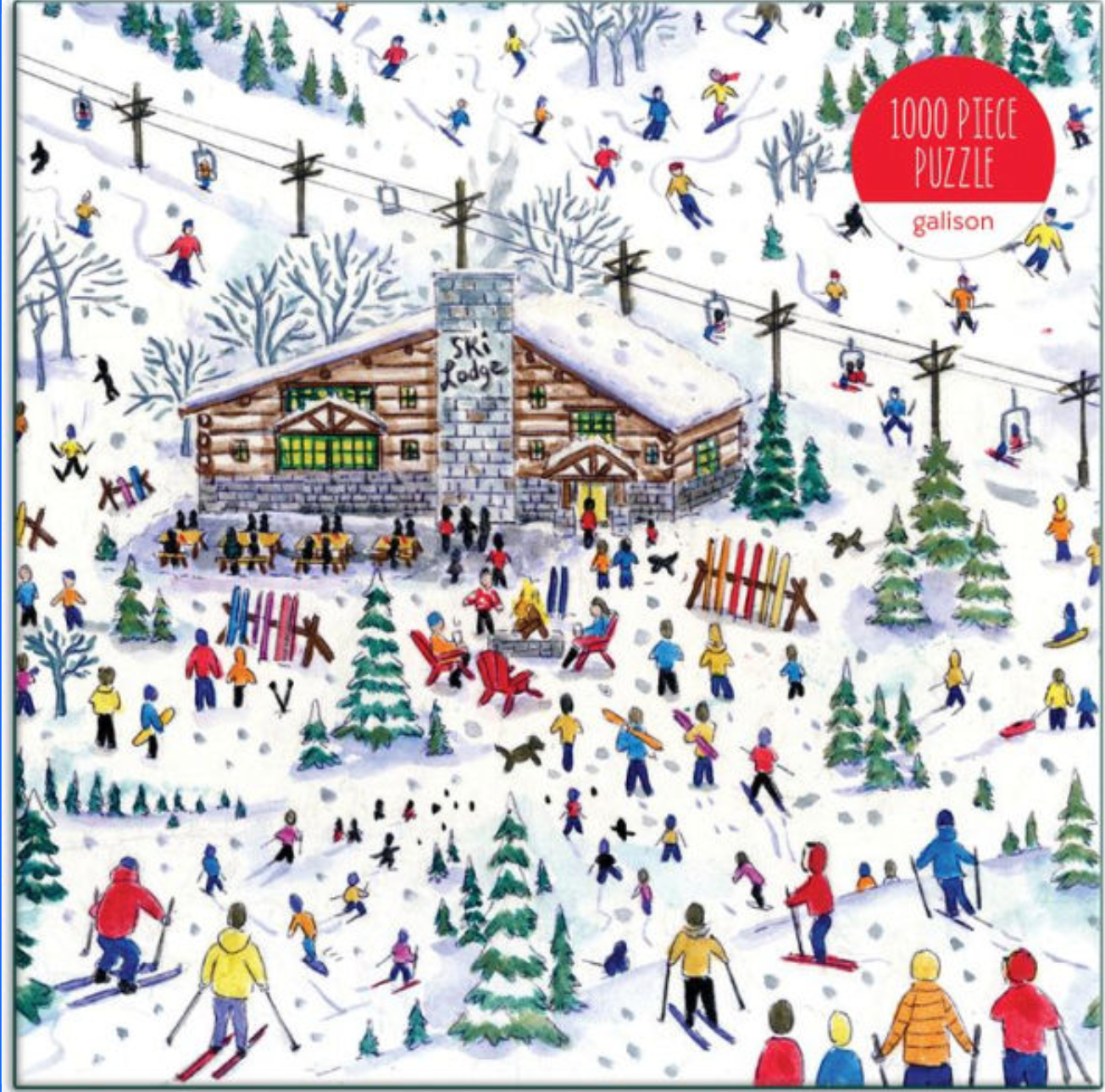 Apres Ski by Michael Storrings 1000 Piece Puzzle