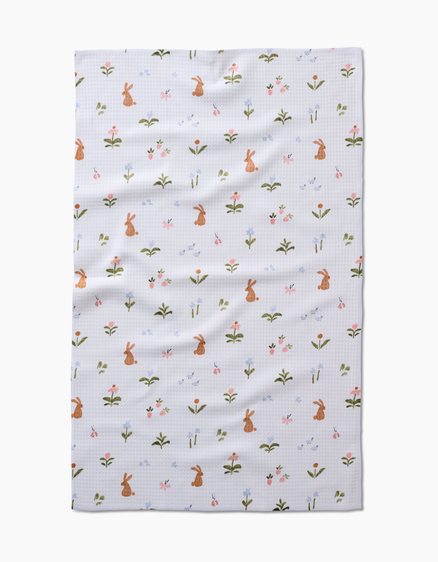 Geometry Bunny Blossoms Luxe Hand Tea Towel