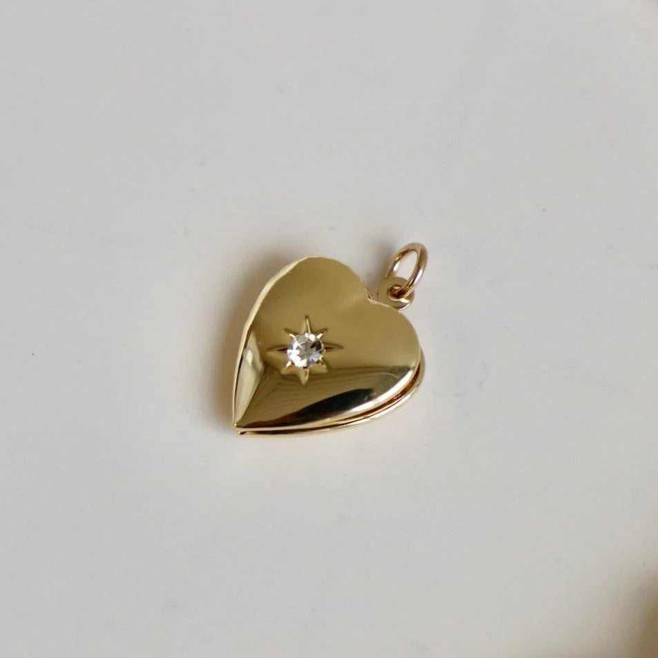 Katie Waltman Heart Locket Charm