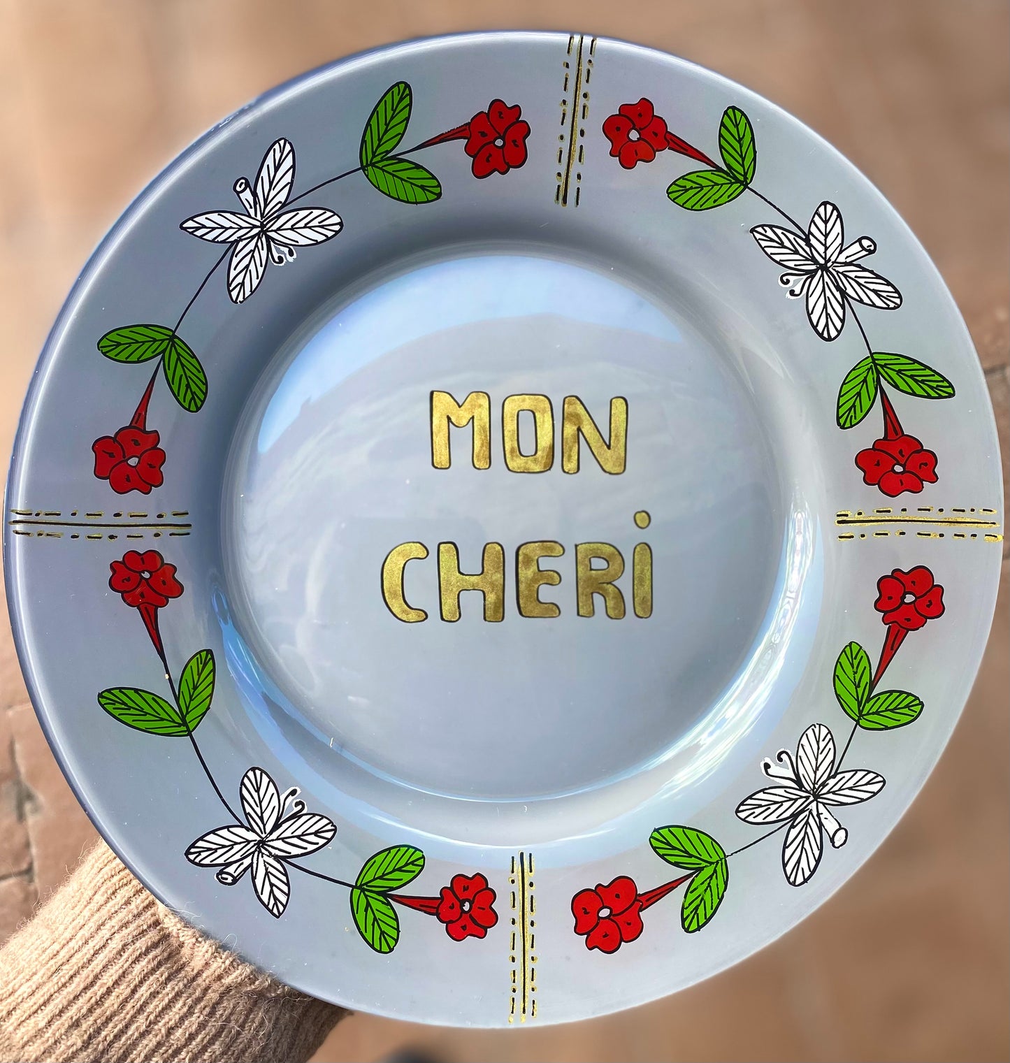 Parisian Mon Cheri Plate