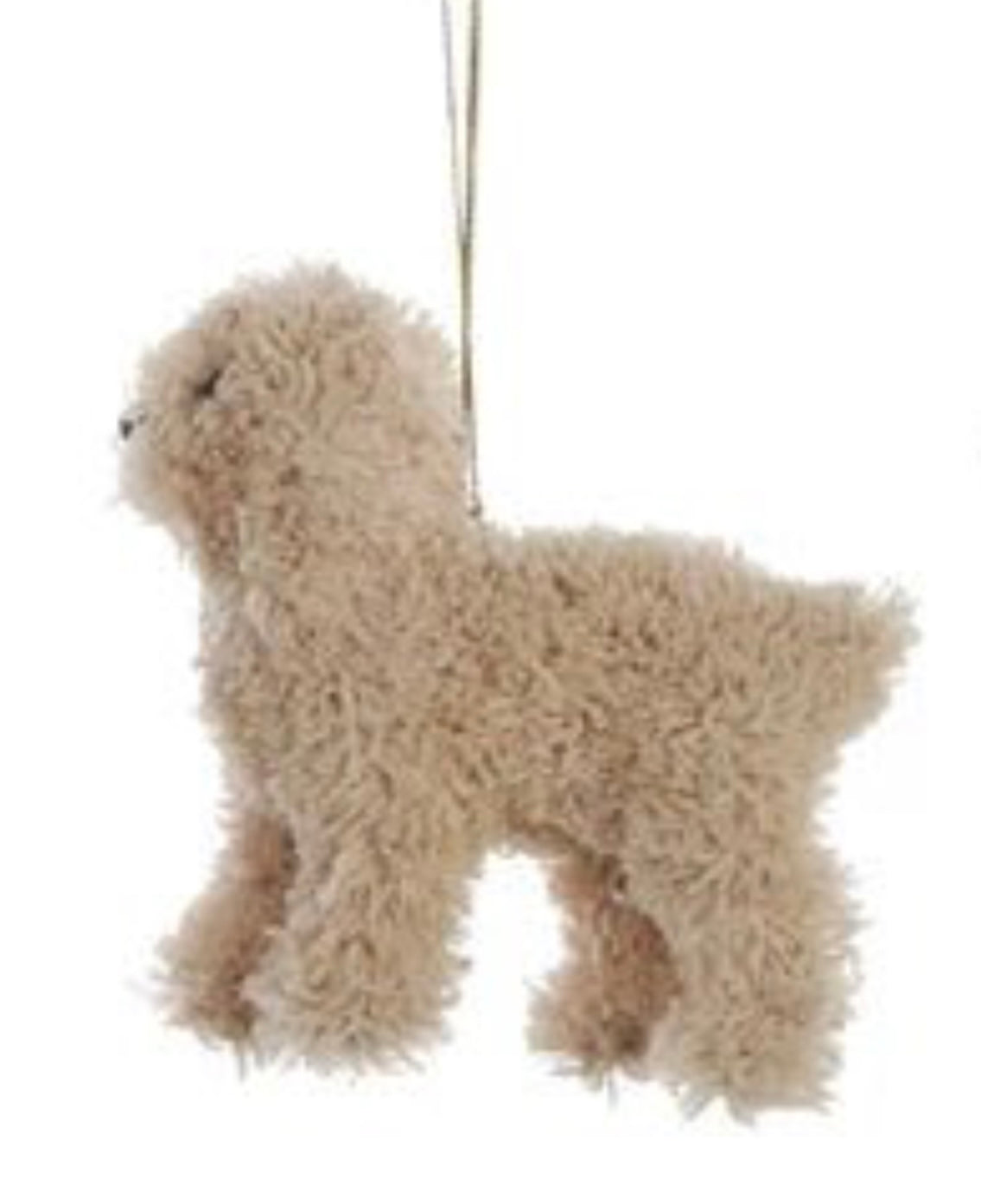 Furry Doodle Dog Ornament