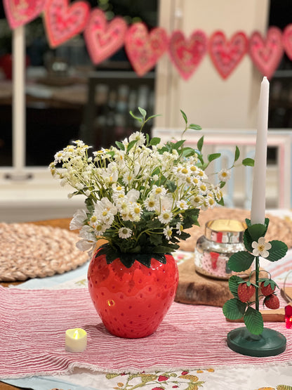 Ceramic Vase , Strawberry Fields