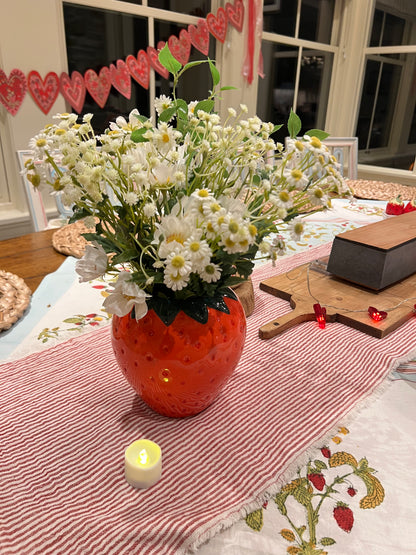 Ceramic Vase , Strawberry Fields