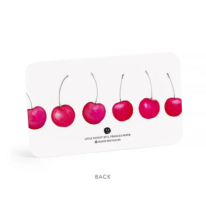 E. Frances Pop Art Cherries Little Notes