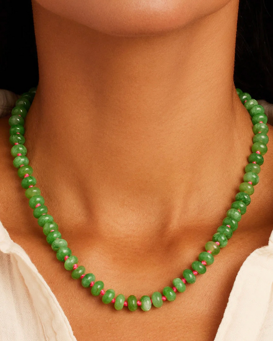 Gorjana Palma Green Quartz Necklace