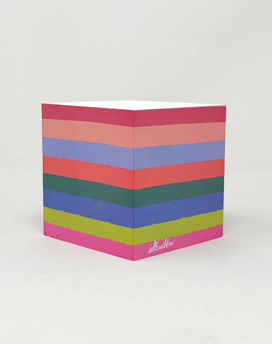 Idlewild Co. Rainbow Sticky Note Cube