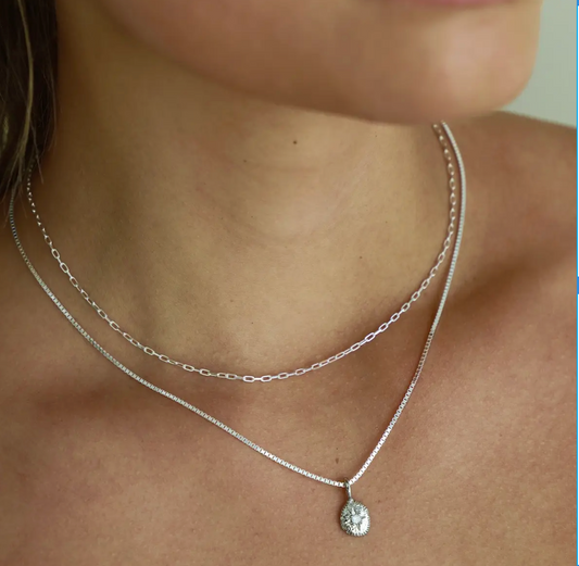 Katie Waltman Silver North Star Necklace