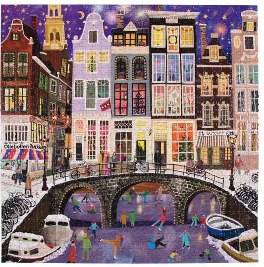 Magical Amsterdam 1000 Piece Square Jigsaw Puzzle