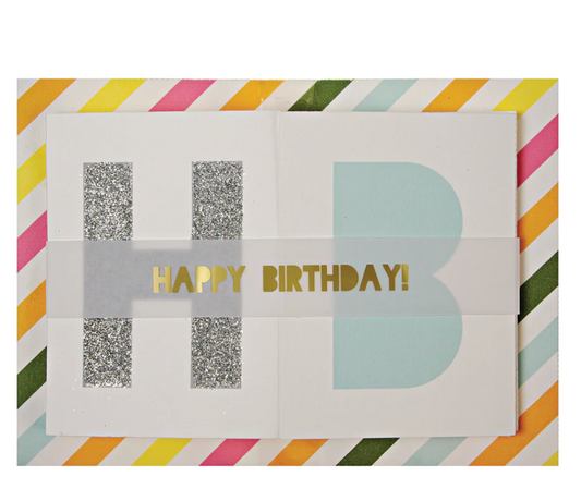 Meri Meri Birthday Banner Card