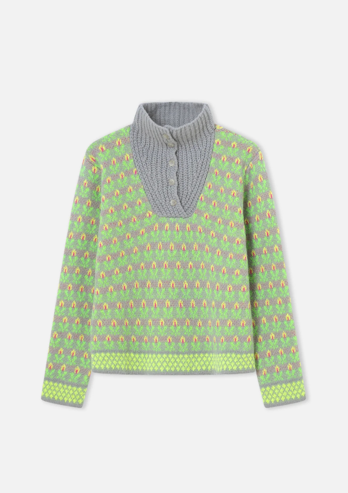 Dr. Bloom Gray Voltereta Sweater