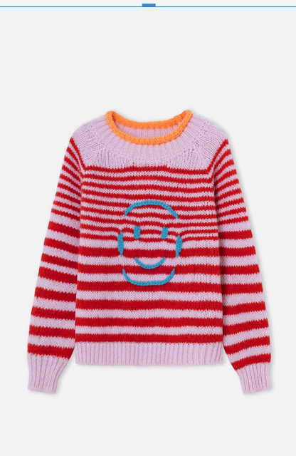 Dr Bloom Red Smile Sweater