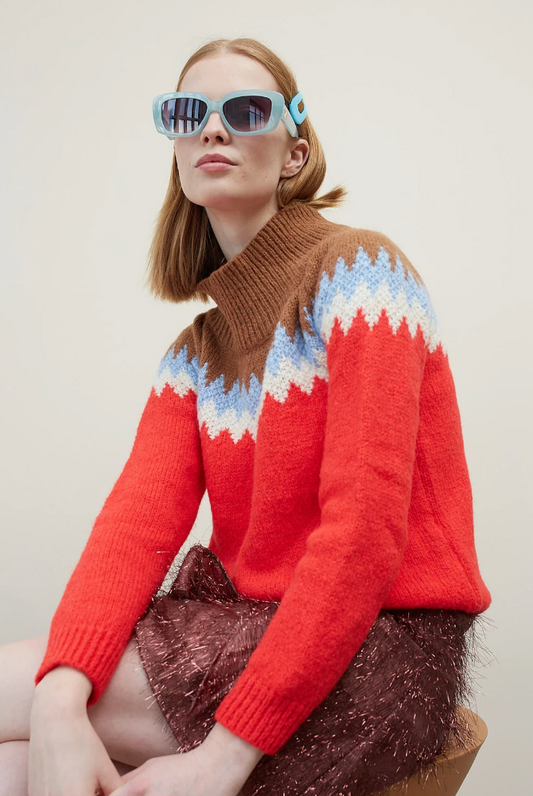 Dr. Bloom Red Bamboleo Sweater