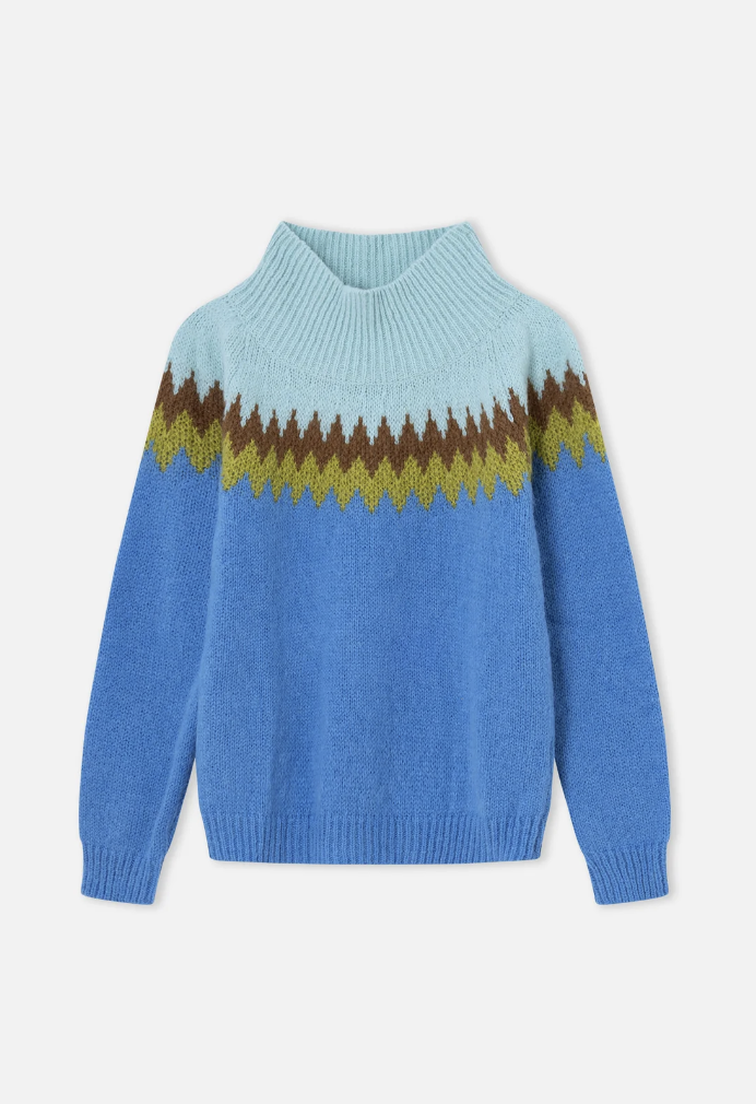 Dr. Bloom Blue Bamboleo Sweater