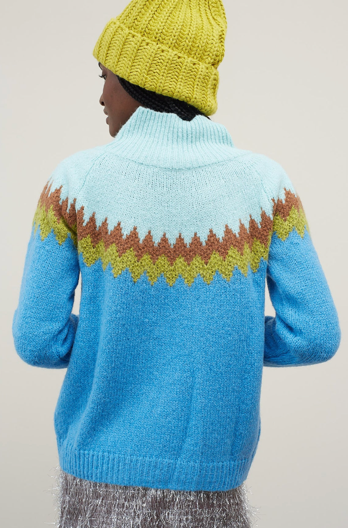 Dr. Bloom Blue Bamboleo Sweater