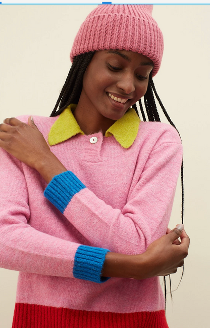 Dr. Bloom Pink Danza Sweater