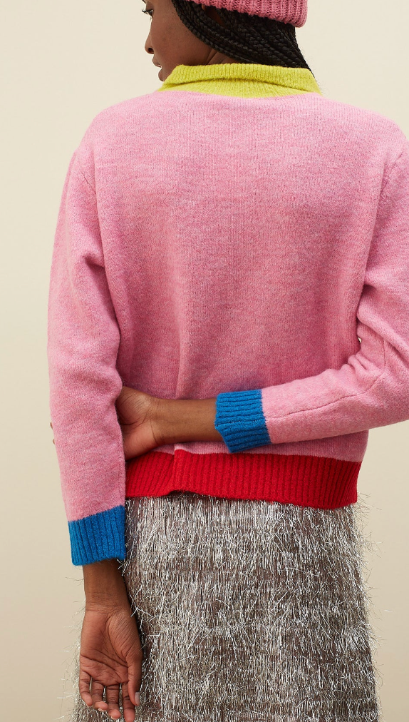 Dr. Bloom Pink Danza Sweater