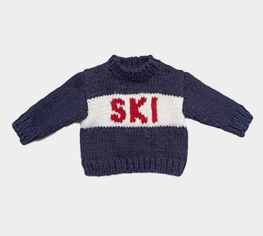 Navy Ski Sweater