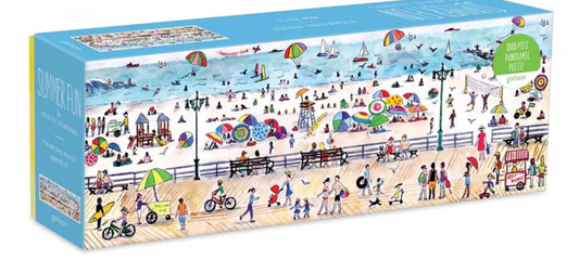 Michael Storrings Summer Fun 1000 Piece Panoramic Puzzle