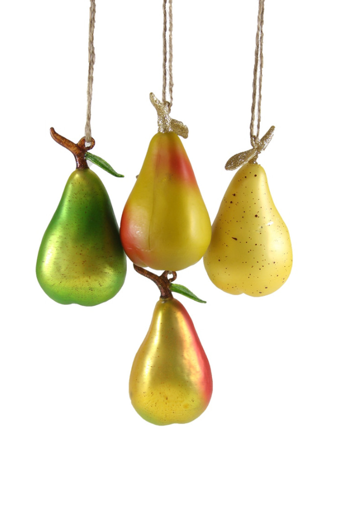 Orchard Pear Ornament (4 options)