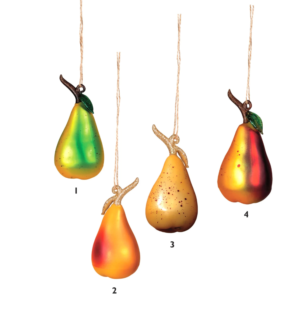 Orchard Pear Ornament (4 options)