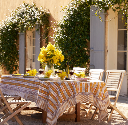 Provence Avignon Dijon & Blue Tablecloth