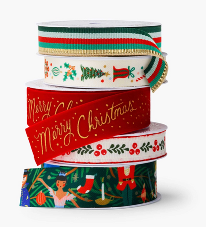 Rifle Paper Co Holiday Ribbon Set