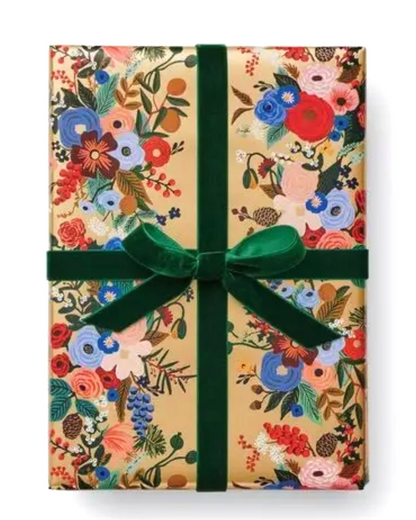 Rifle Paper Co Holiday Garden Party Continuous Wrapping Paper Roll