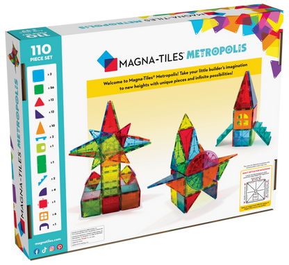 Magna-Tiles Metropolis 110-Piece Set