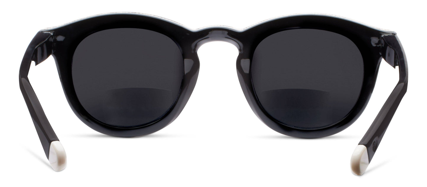 Beverly Shores (Sunglasses): Black / Bifocal / 2.00