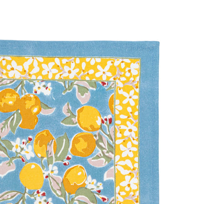 Citron Blue & Yellow Tea Towels 20x30 - Set of 3