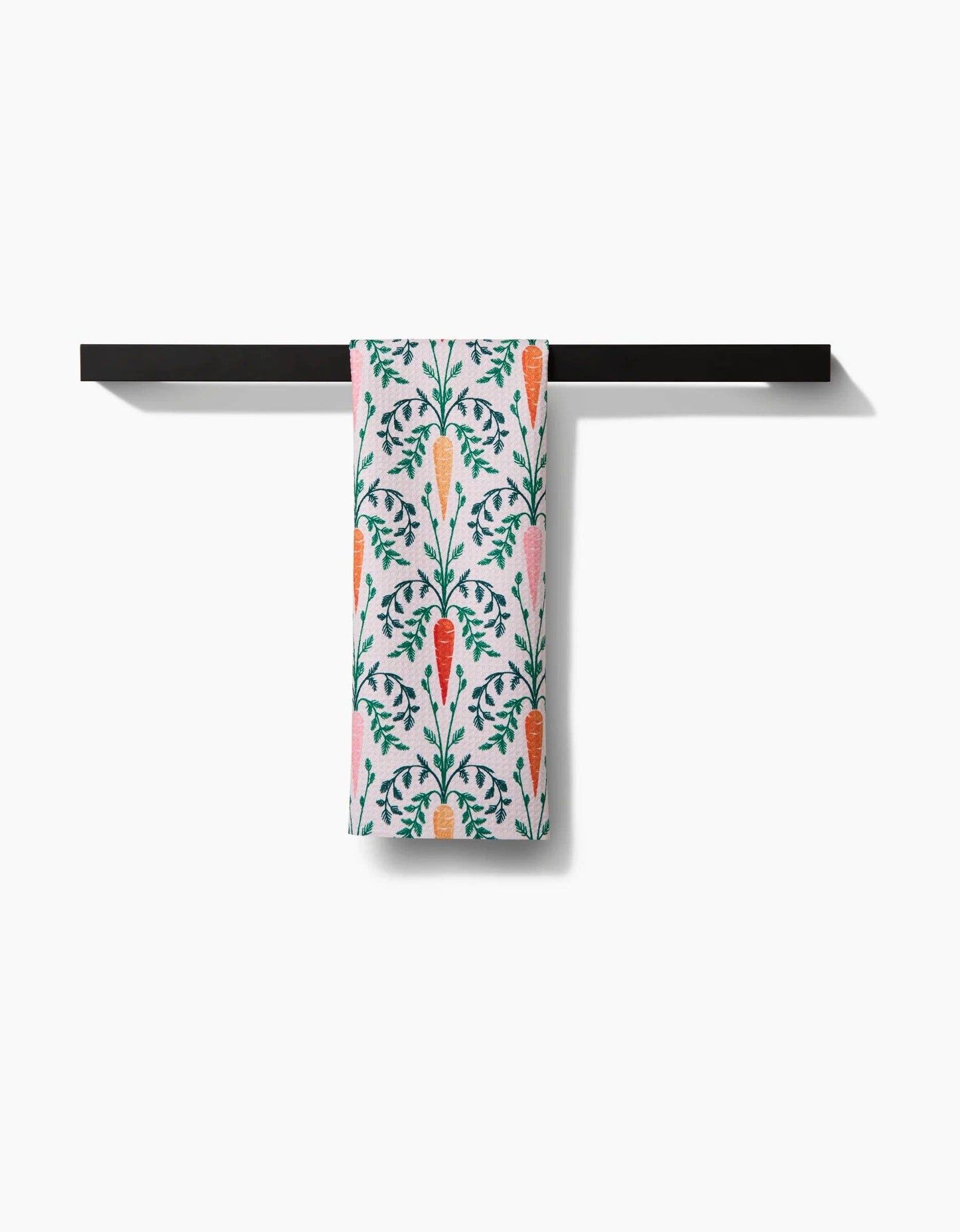 Carrot Damask Tea Towel