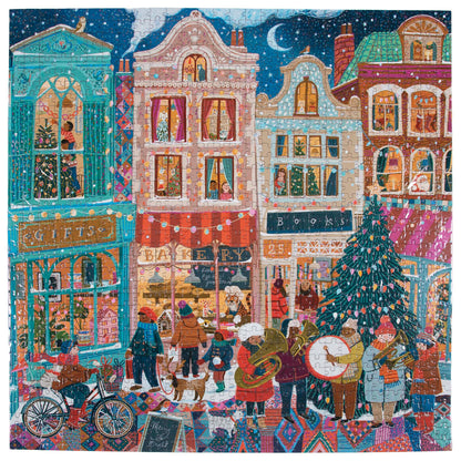 A Happy Holiday 1000 Piece Square Jigsaw Puzzle