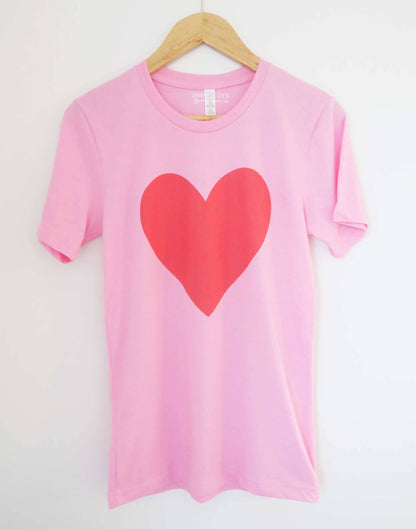 Pink and Red Have a Heart T-Shirt