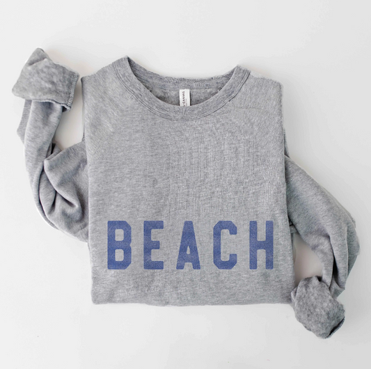 Athletic Heather Beach Sweatshirt (super-soft)