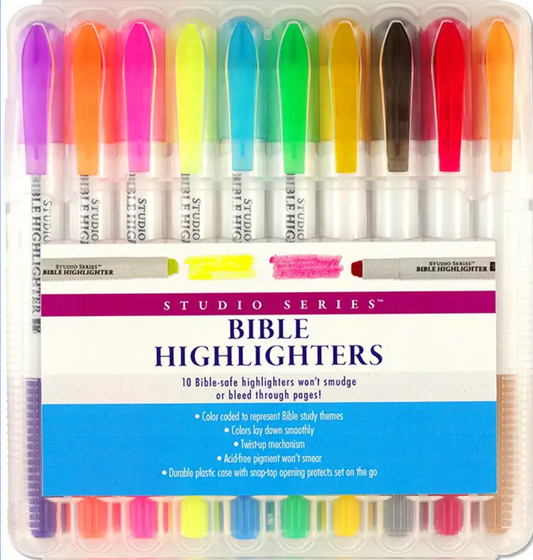 Bible Gel Highlighters (10-piece Set)