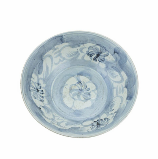 Blue & White Porcelain Silla Sea Grass Plate