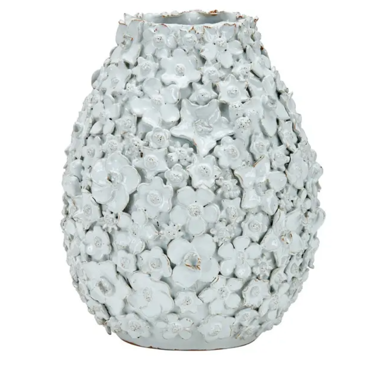 Bouquet De Fleurs White Design Vase