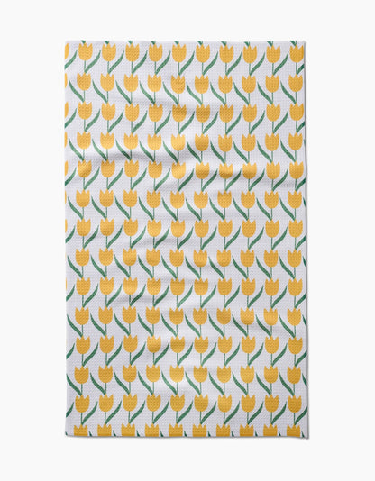 Tulip Flowers Tea Towel