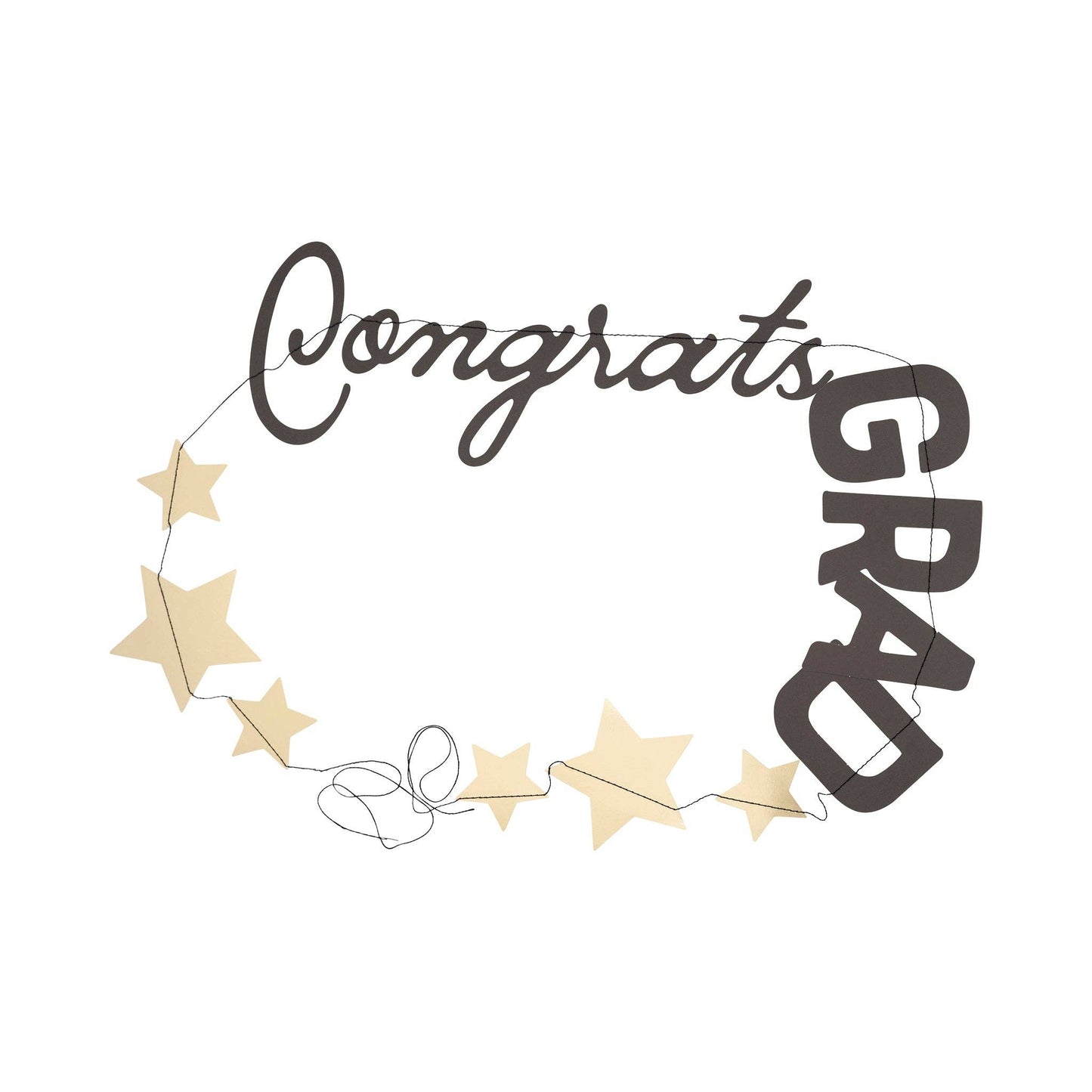 GRD1002 - Congrats Grad Cap Banner Set